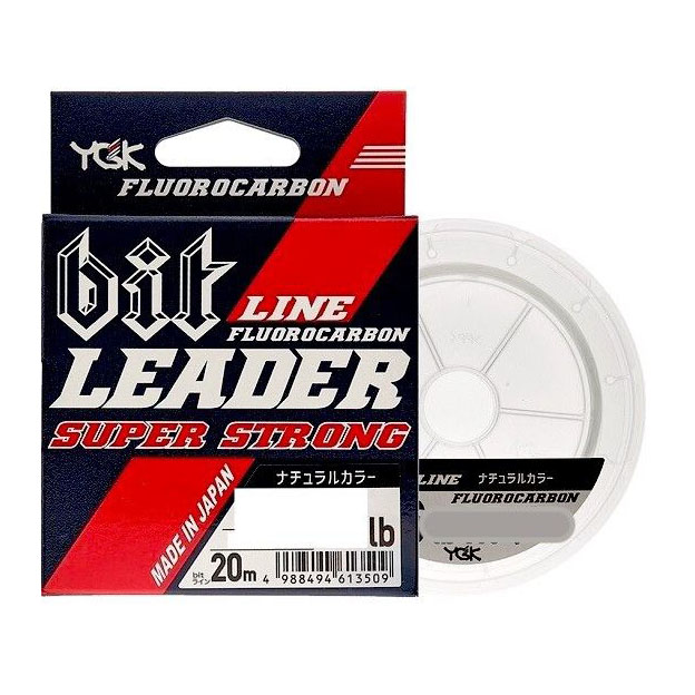 

Флюорокарбон YGK LINE LEADER SUPER STRONG 20m #1.0 (0,165мм/4lb), Прозрачный, Line Leader Super Strong