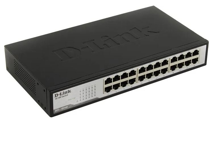 

Коммутатор D-Link DES-1024D/F1A Black, DES-1024D