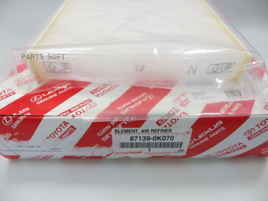 

OETOY-87139-0K070 фильтр салона Toyota Hilux 15> Toyota 871390k070