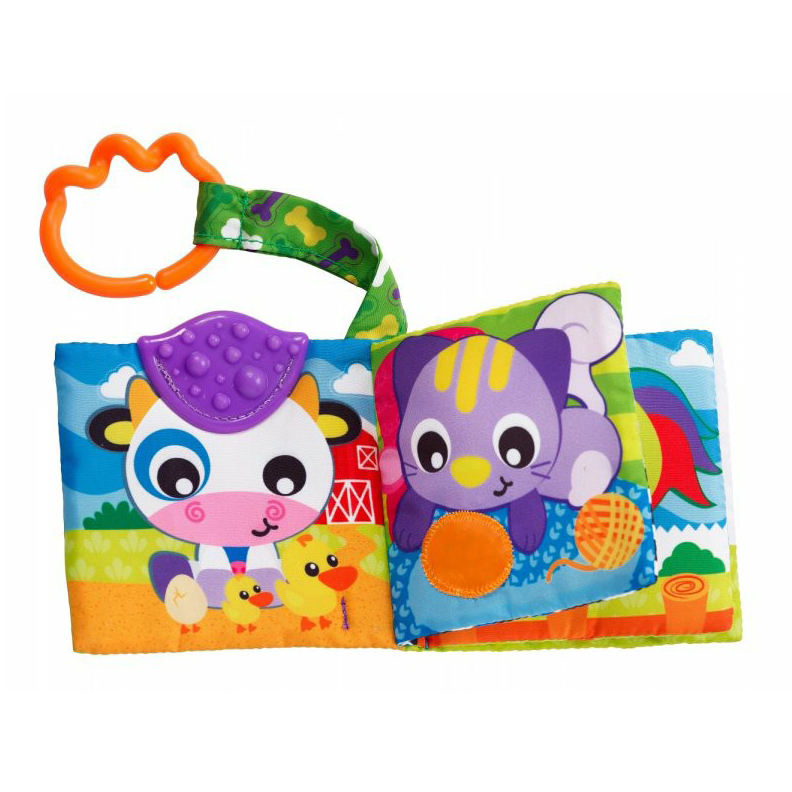 

Книжка-игрушка Playgro Teether Book A Day At The Farm с прорезывателем