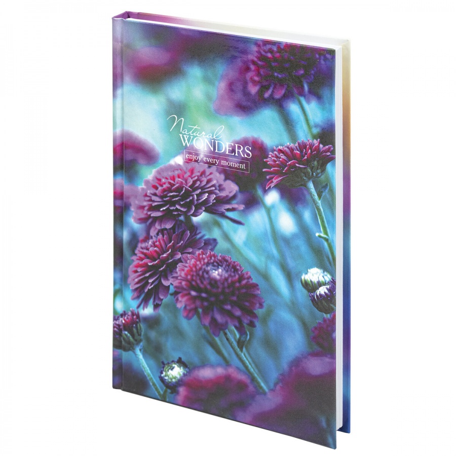 

Блокнот 80л А5 Staff Flowers клетка твердая обложка 20шт