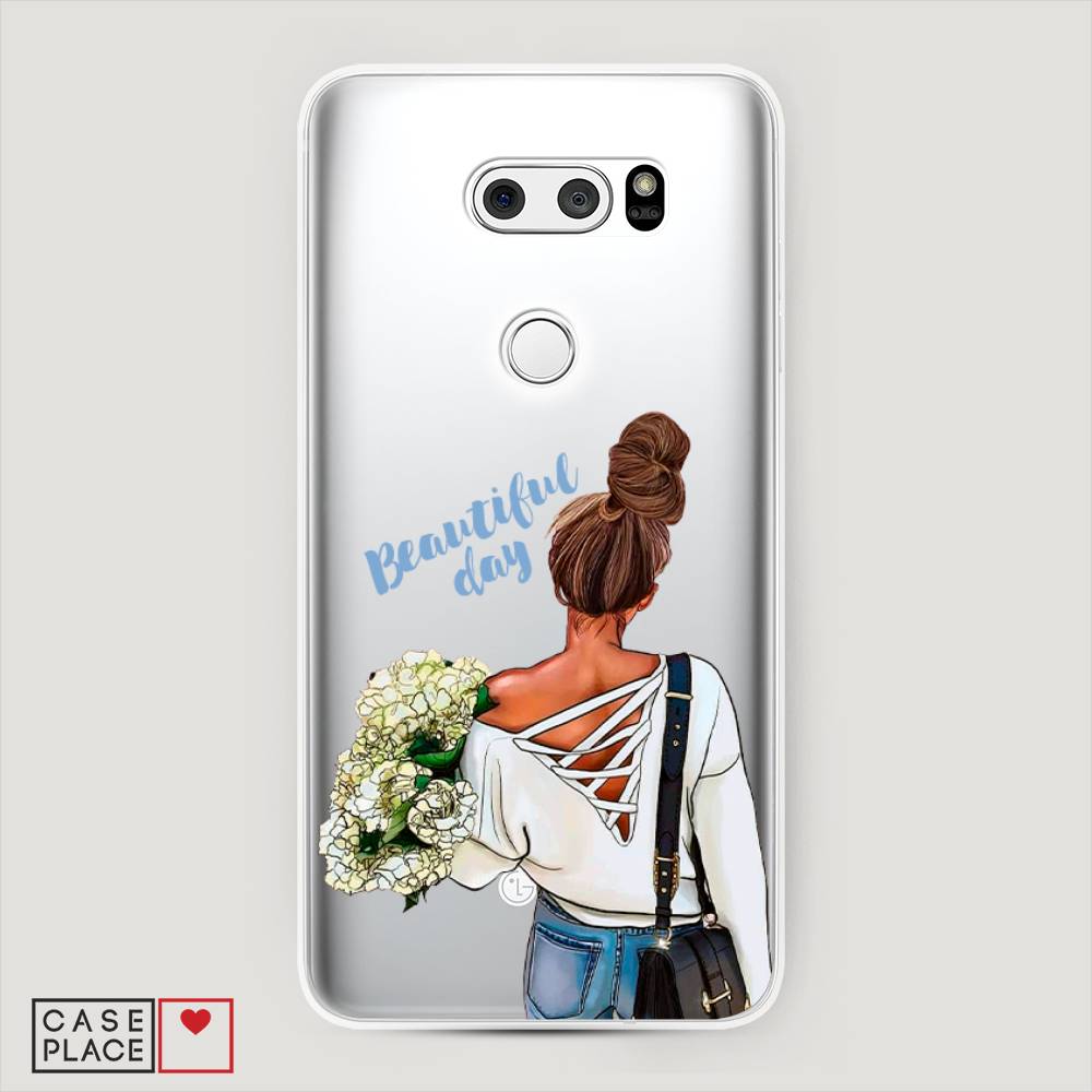 

Чехол Awog на LG V35 ThinQ "Beautiful day vector", Коричневый;белый;зеленый, 83650-6