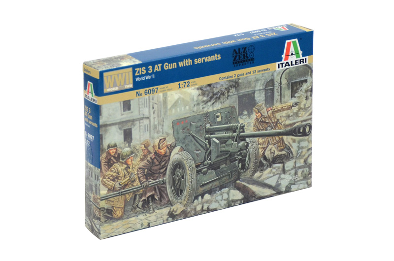 

Сборная модель Italeri 1/72 Пушка 2ND WW Russian Z&S3 AT GUN 6097