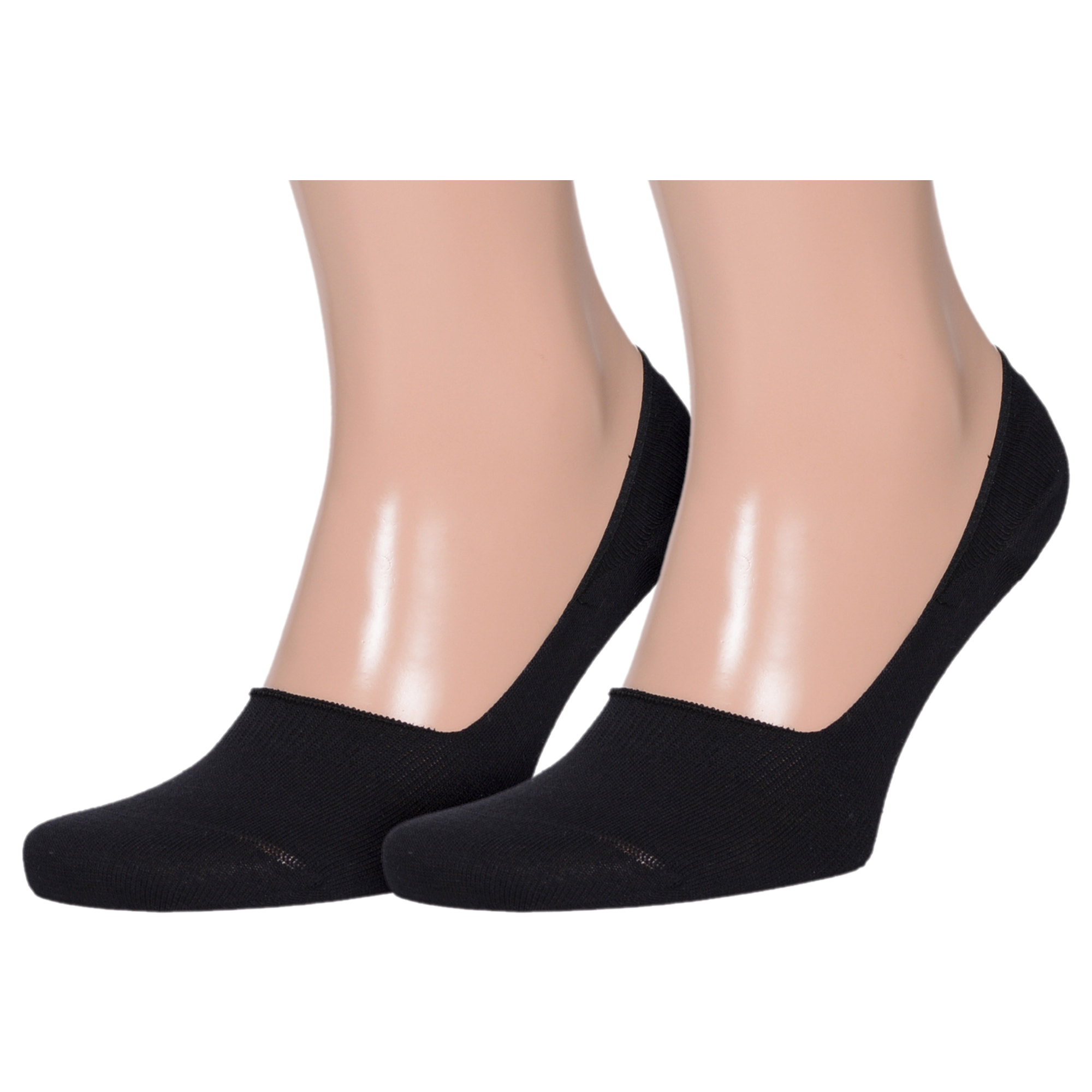 

Комплект следков мужских Grinston socks 2-20D4 черных 27, 2-20D4