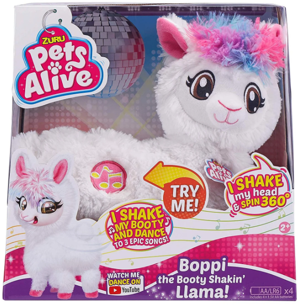 

Интерактивная игрушка Zuru Pets Alive Лама, Разноцветный