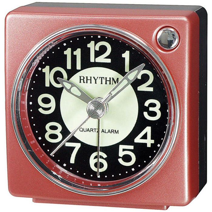Бесшумный будильник Rhythm CRE823NR01 с подсветкой и повтором будильника