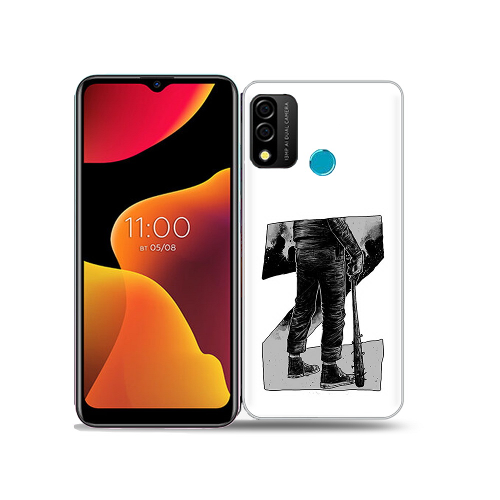 

Чехол MyPads Tocco для BQ 6645L Element воин черно белый, Tocco