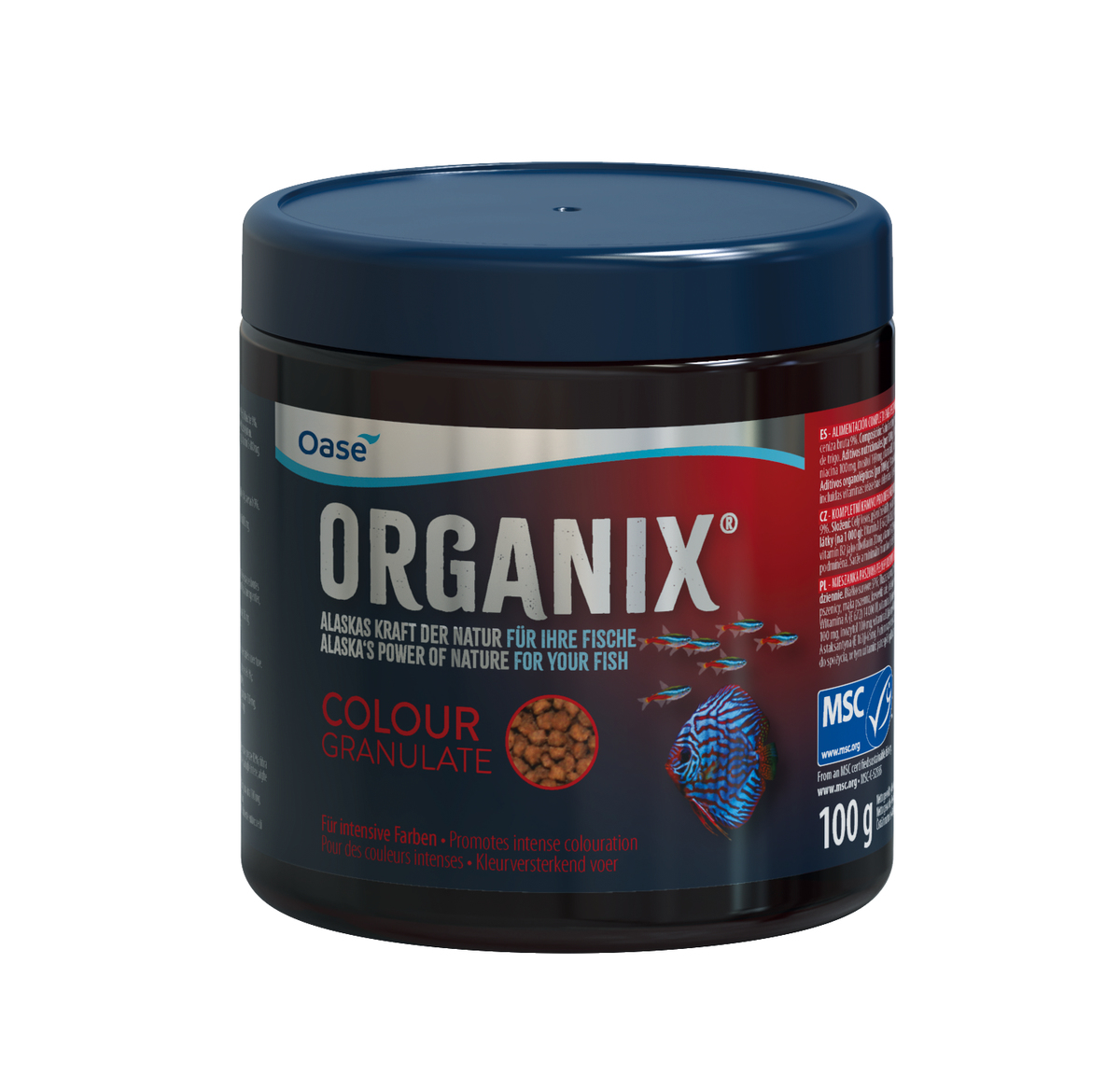 

Корм для сохранения цвета рыб, Oase ORGANIX Colour Granulate 250 мл.