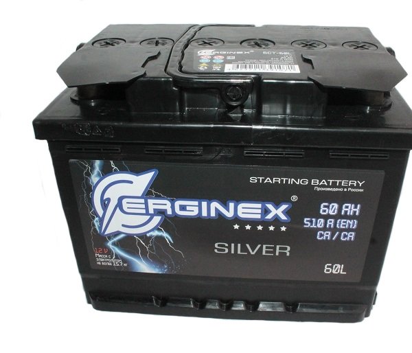 

Автомобильный аккумулятор Erginex 6СТ- 60 LR о.п.