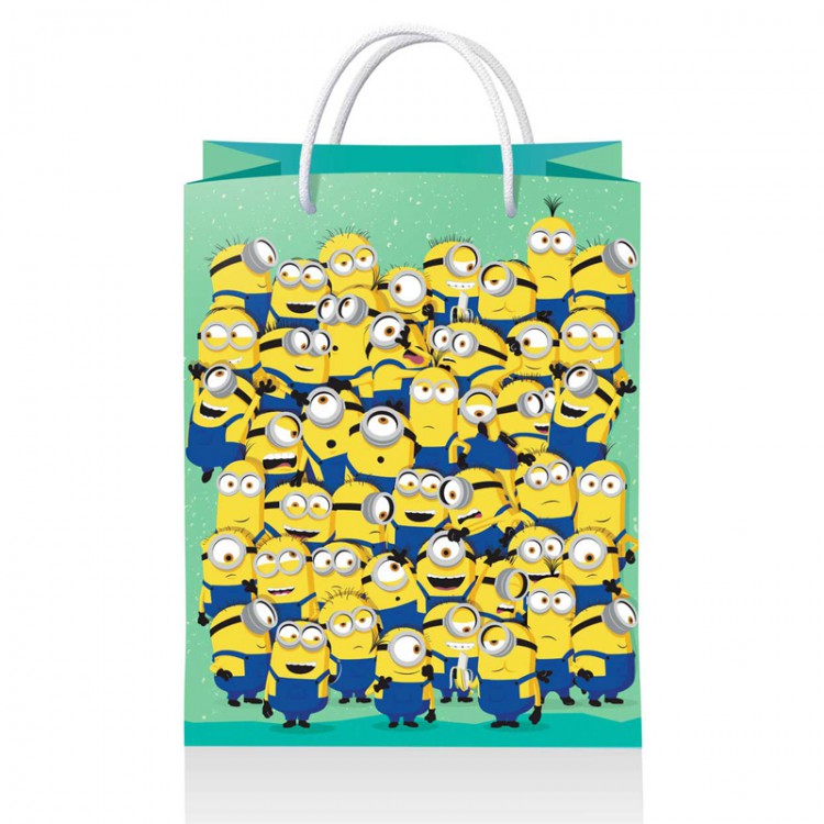

Пакет подарочный малыйND Play Minions 2 287123 зеленый 180х223х100 мм, Разноцветный