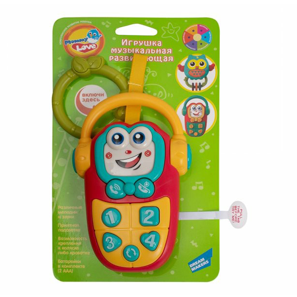 Подвесная игрушка Dream Makers Mommy Love Телефончик 779₽