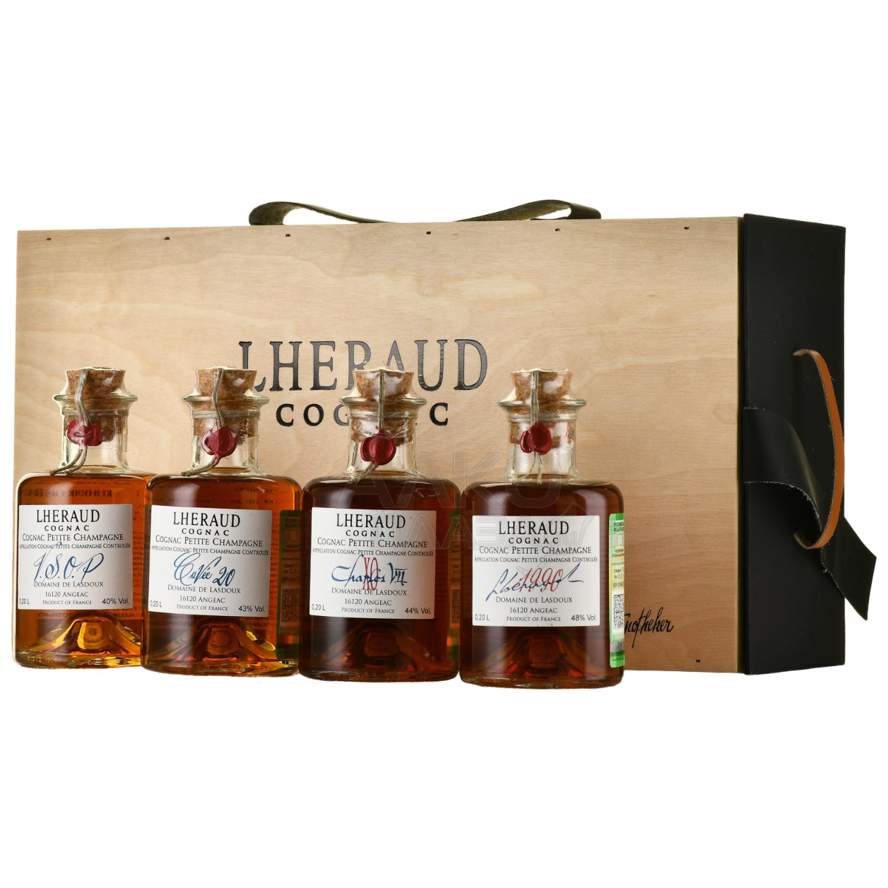 

Коньяк Lheraud Cognac Set, 0.8 л