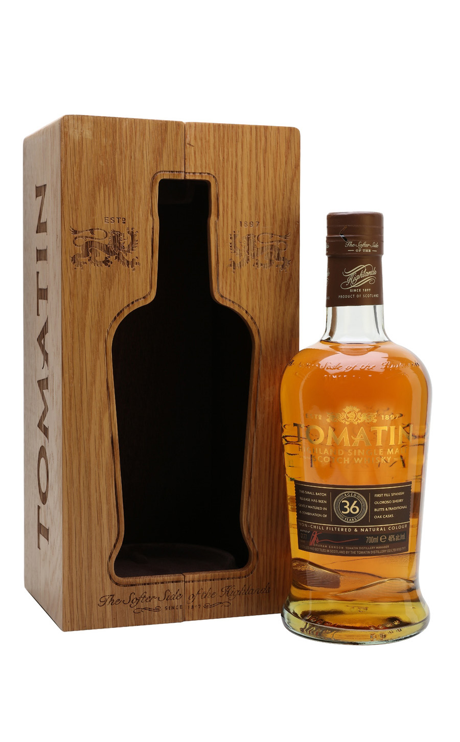 

Виски Tomatin 36 years, 0.7 л
