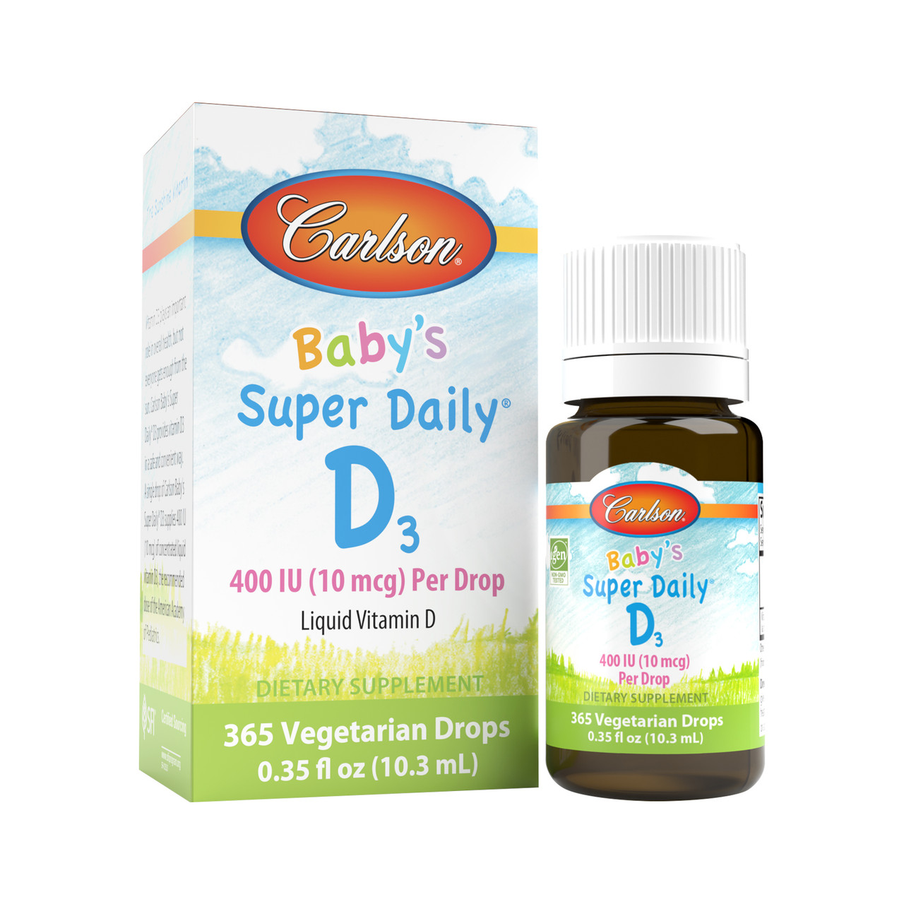 Купить Carlson Super Daily D3 for Baby 400IU