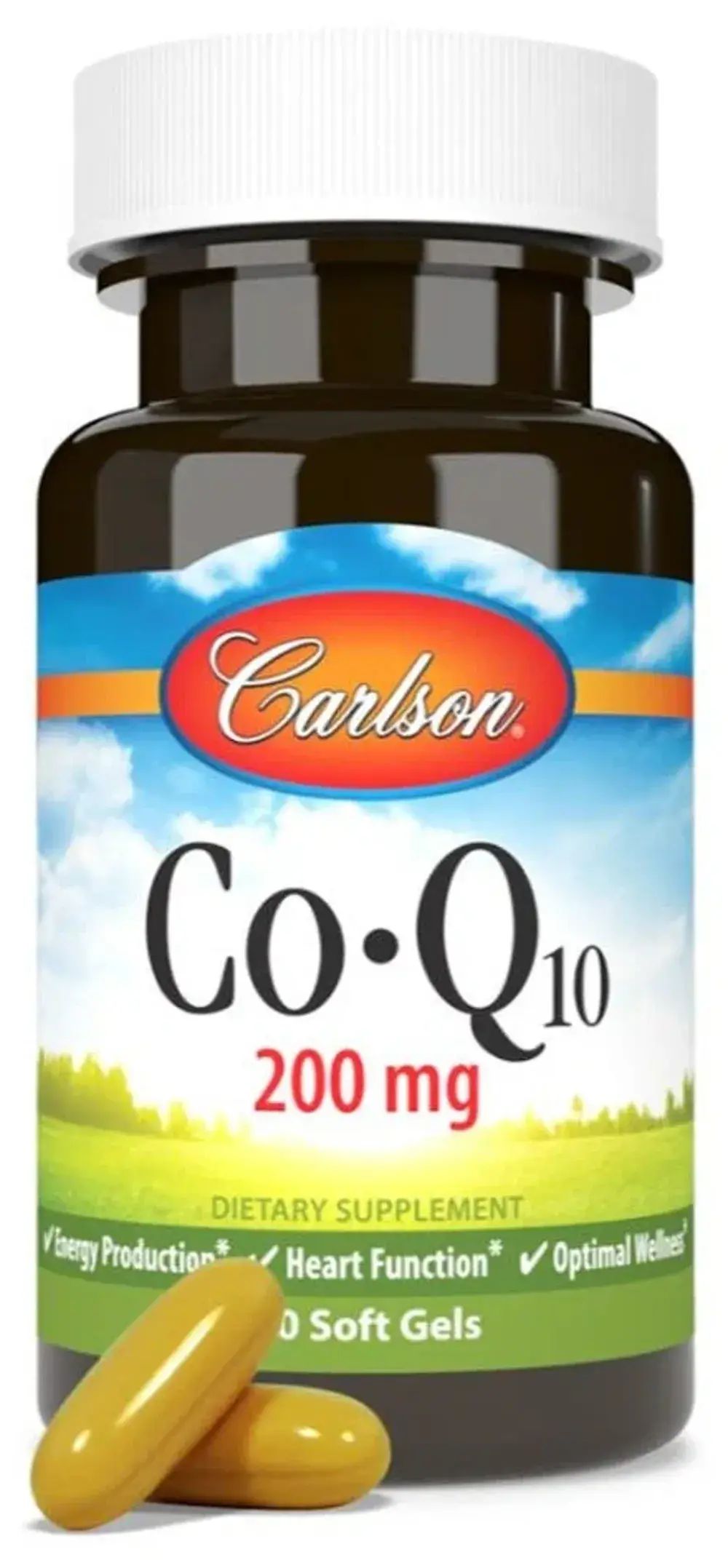 Купить Carlson Co-Q-10 200mg 30 Soft Gels