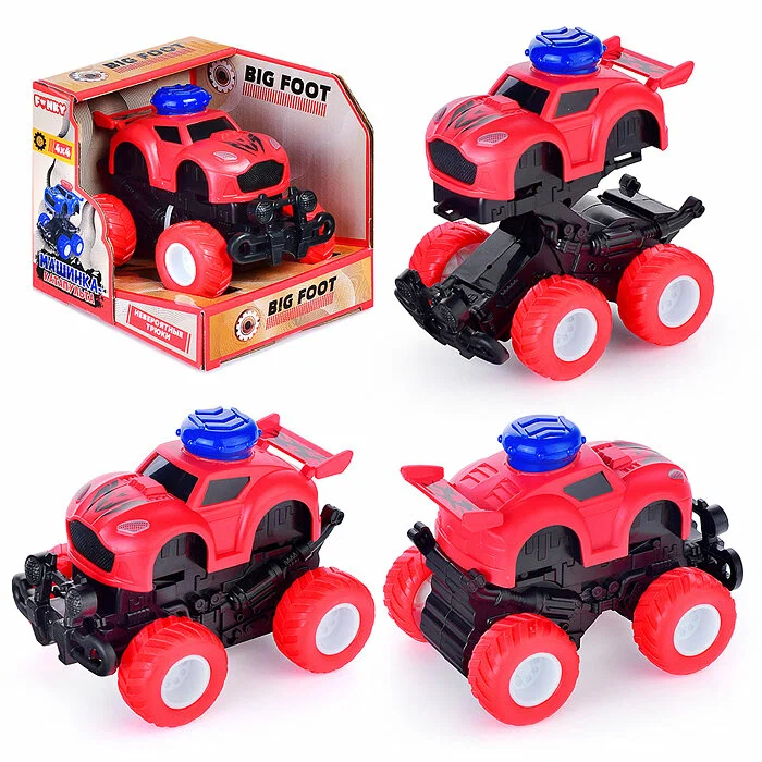 Фрикционная машинка Катапульта 4х4 красная 854₽