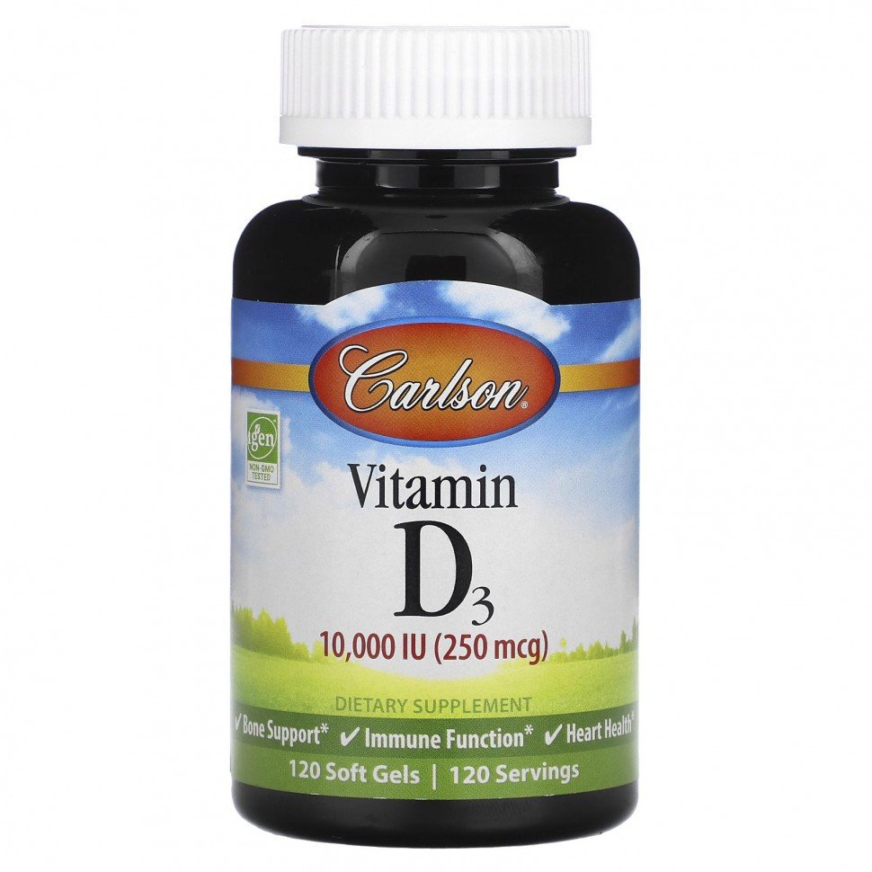 Carlson Vitamin D 10,000IU 120 SG