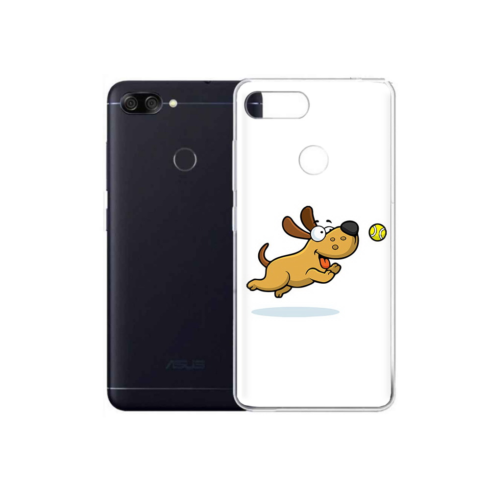 

Чехол MyPads Tocco для Asus ZenFone Max Plus M1 (ZB570TL) пёсик, Прозрачный, Tocco