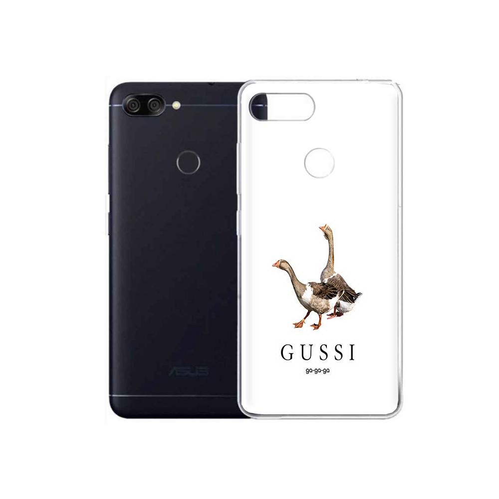 

Чехол MyPads Tocco для Asus ZenFone Max Plus M1 (ZB570TL) Гусси бренд, Прозрачный, Tocco
