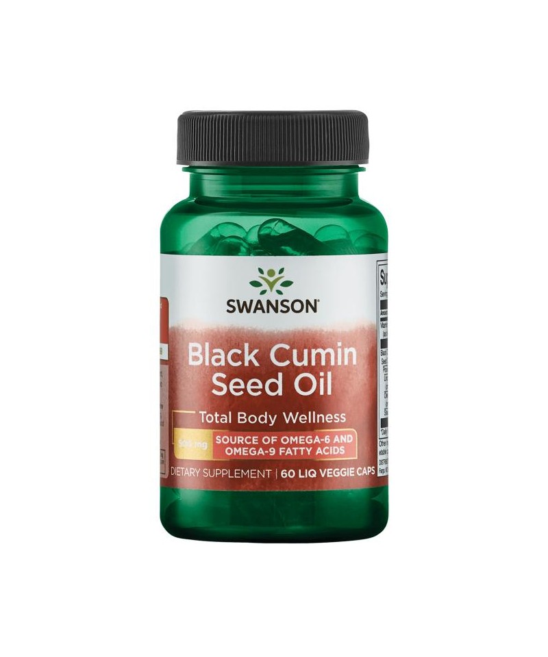 Swanson Black Cumin Seed Oil 500 mg 60 Liq Vegcap  - купить