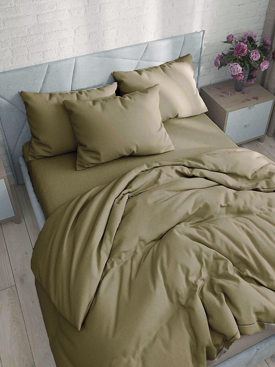 

Пододеяльник Simple House Олива 2-спальный 175х215 см