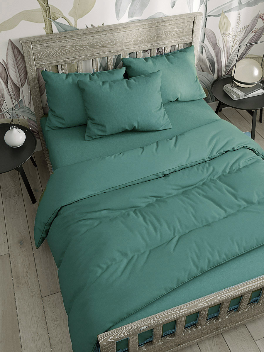 

Пододеяльник Simple House Малахит 2-спальный 175х215 см
