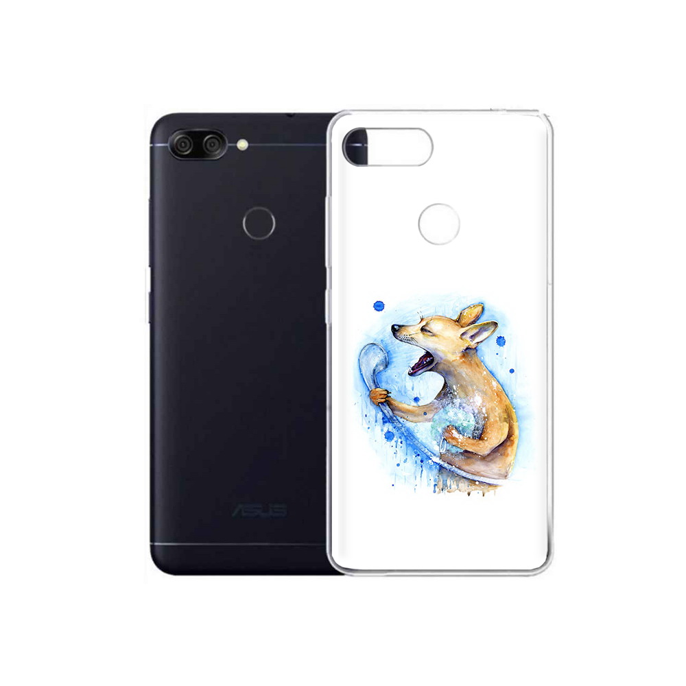 

Чехол MyPads Tocco для Asus ZenFone Max Plus M1 (ZB570TL) пение в душе, Прозрачный, Tocco