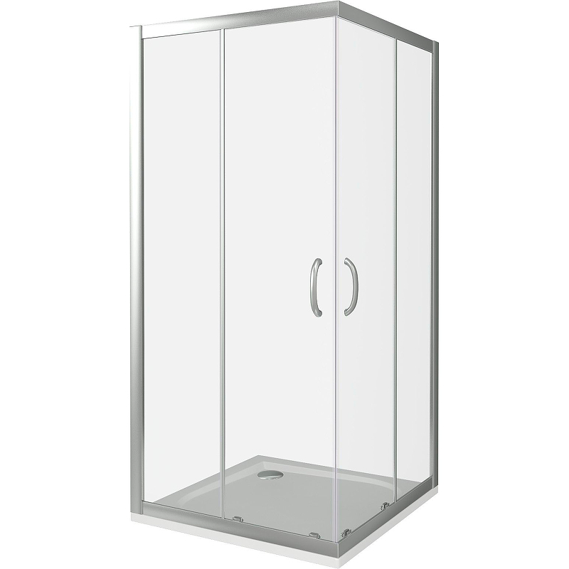 фото Душевой уголок good door infinity cr-90-c-ch 90х90 профиль хром стекло прозрачное