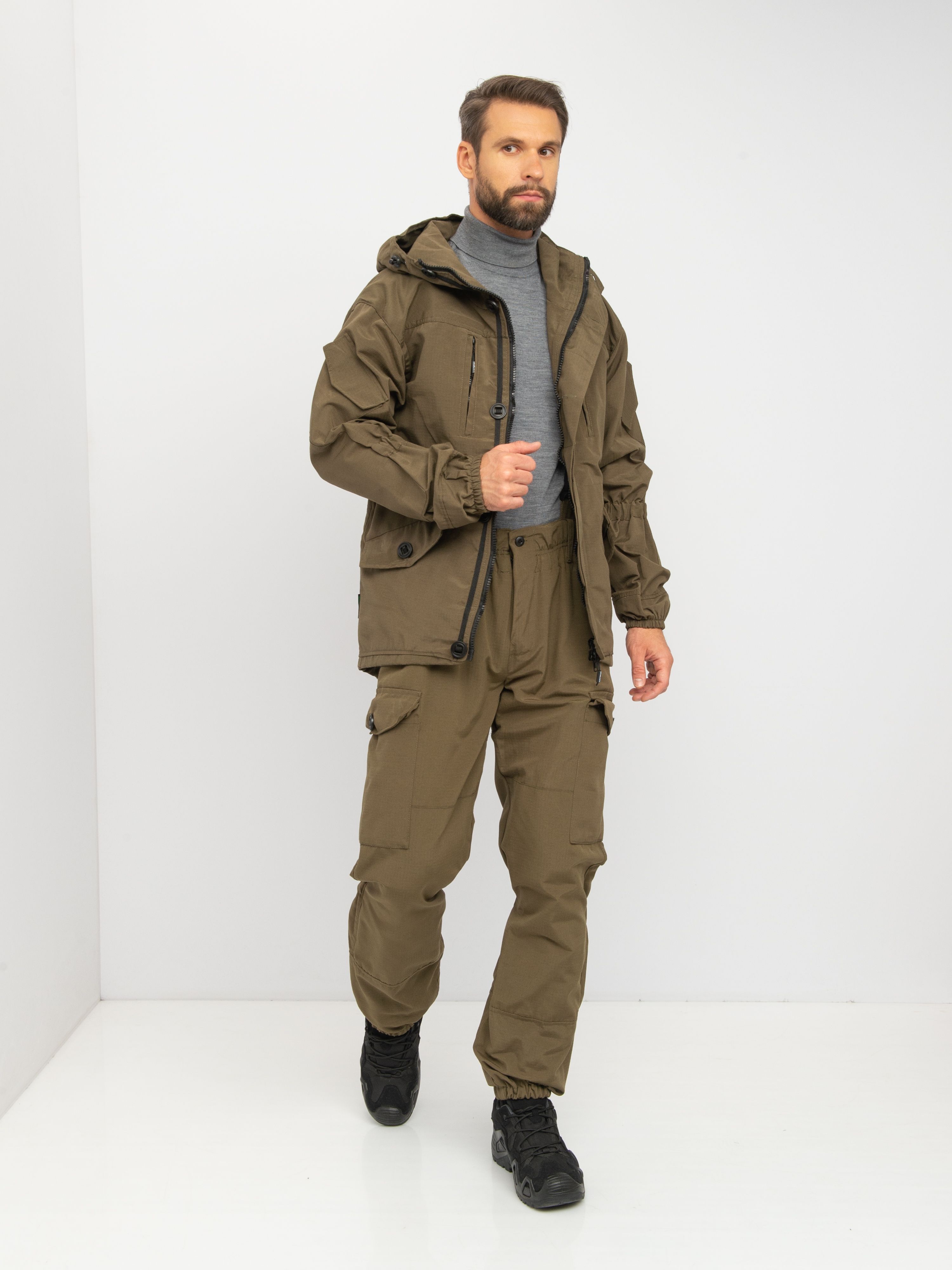 

Костюм летний Huntsman Горка-5 ткань Смесовая Рип-Стоп цвет Хаки 48-50/182-188, Горка-5