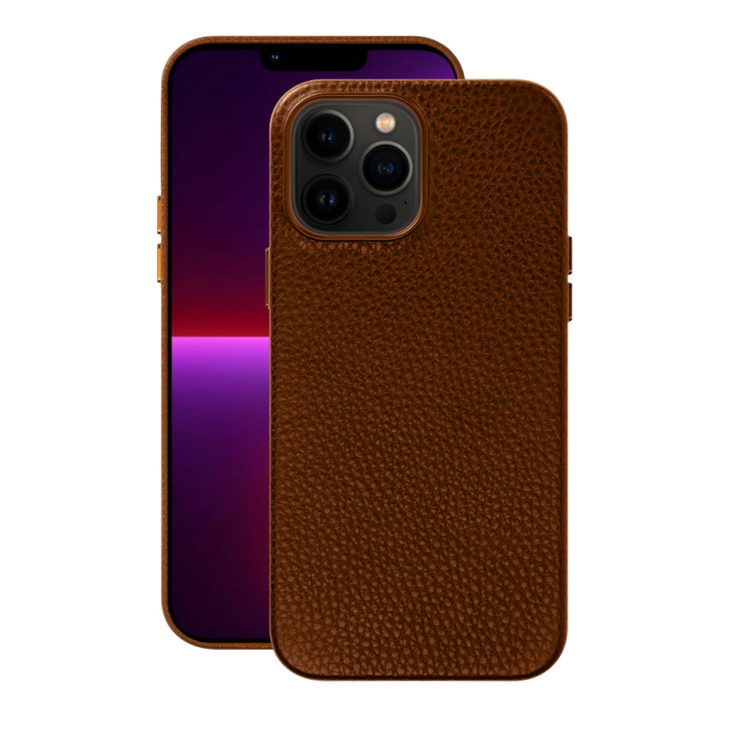 

Чехол Deppa Leather Case для Apple iPhone 13 Pro Max, коричневый, Leather Case