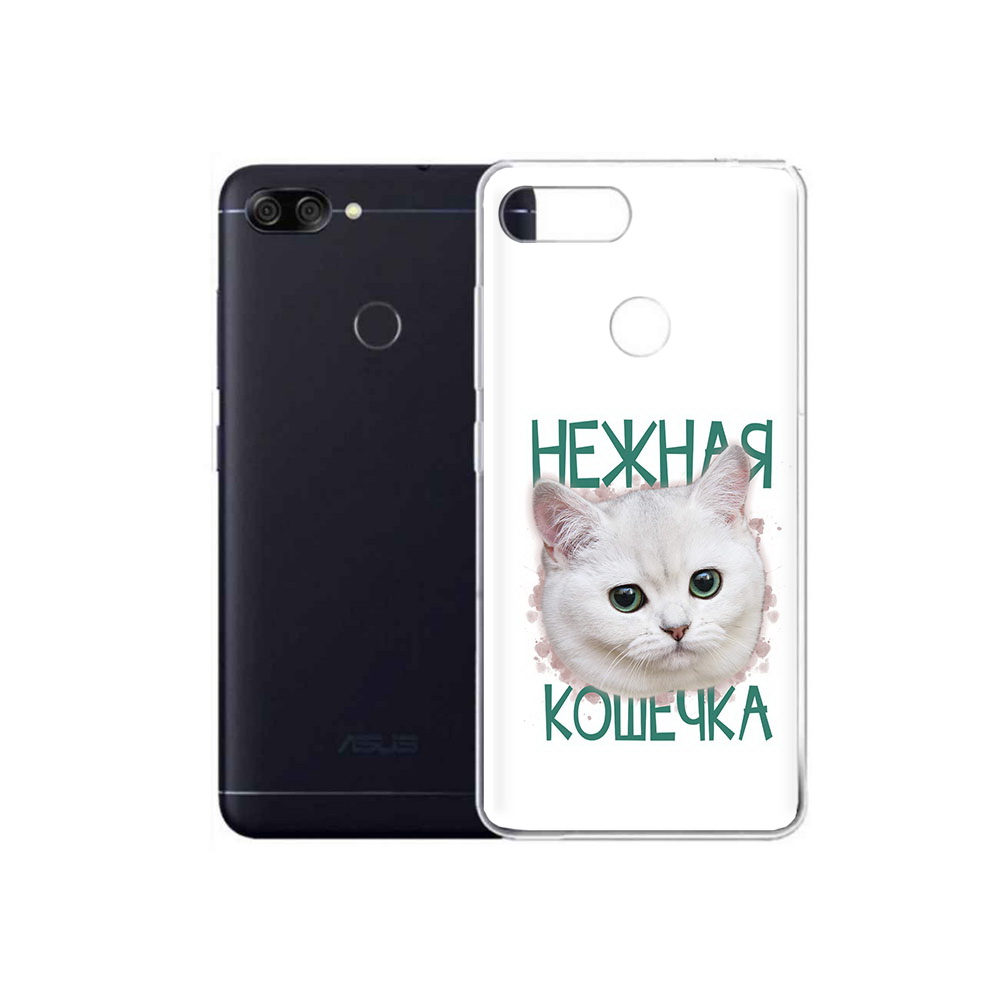 Чехол MyPads Tocco для Asus ZenFone Max Plus M1 (ZB570TL) нежная кошечка