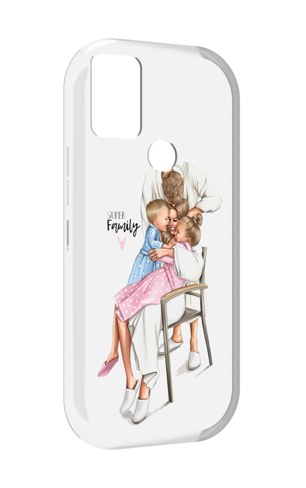 

Чехол MyPads Super-family для UMIDIGI A9, Прозрачный, Tocco