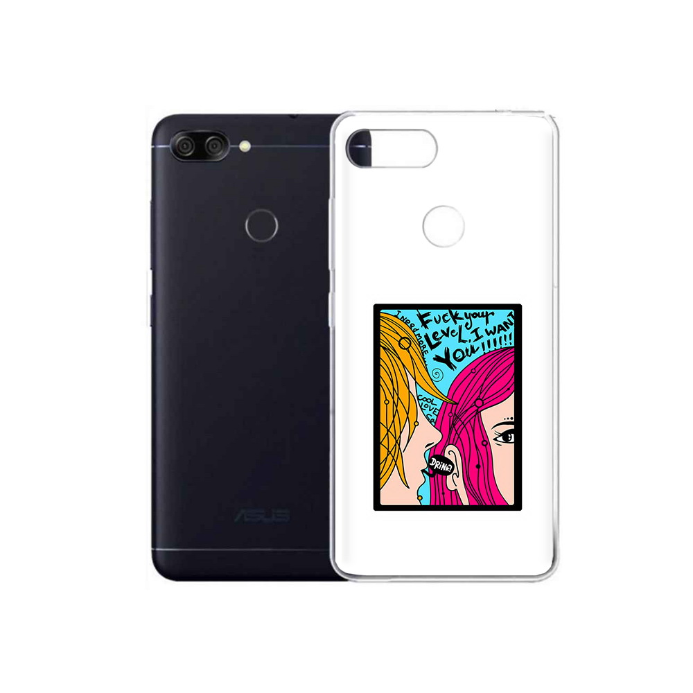 

Чехол MyPads Tocco для Asus ZenFone Max Plus M1 (ZB570TL) Выпьем, Прозрачный, Tocco