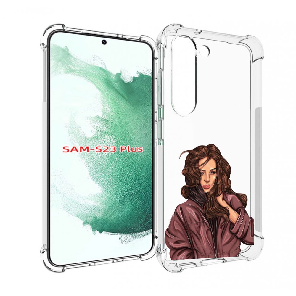 

Чехол MyPads Арт рисунок девушки для Samsung Galaxy S23 Plus +, Прозрачный, Tocco