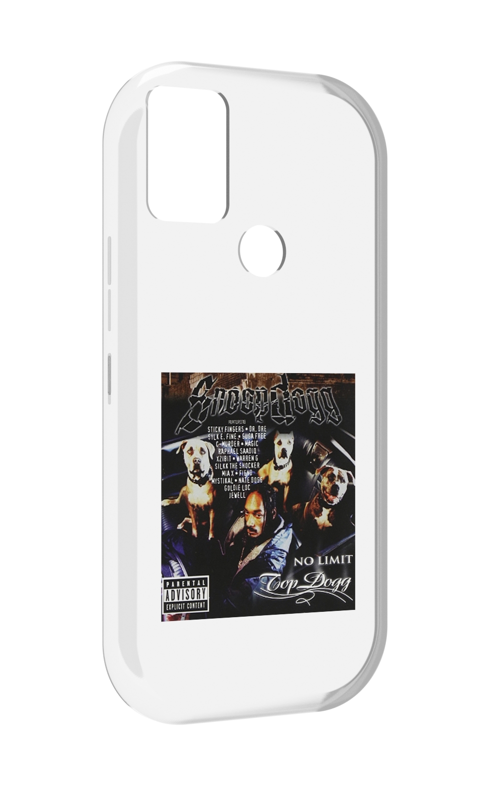 

Чехол MyPads Snoop Dogg NO LIMIT TOP DOGG для UMIDIGI A9, Прозрачный, Tocco