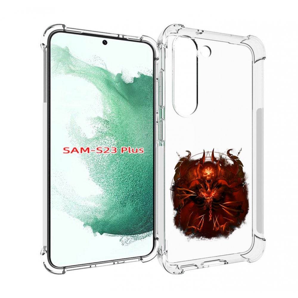 

Чехол MyPads яркий демон для Samsung Galaxy S23 Plus +, Прозрачный, Tocco