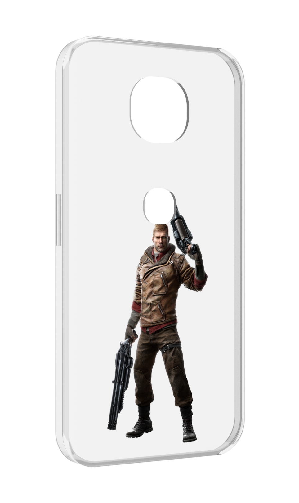 

Чехол MyPads Wolfenstein для Motorola Moto G5S (XT1799-2), Прозрачный, Tocco