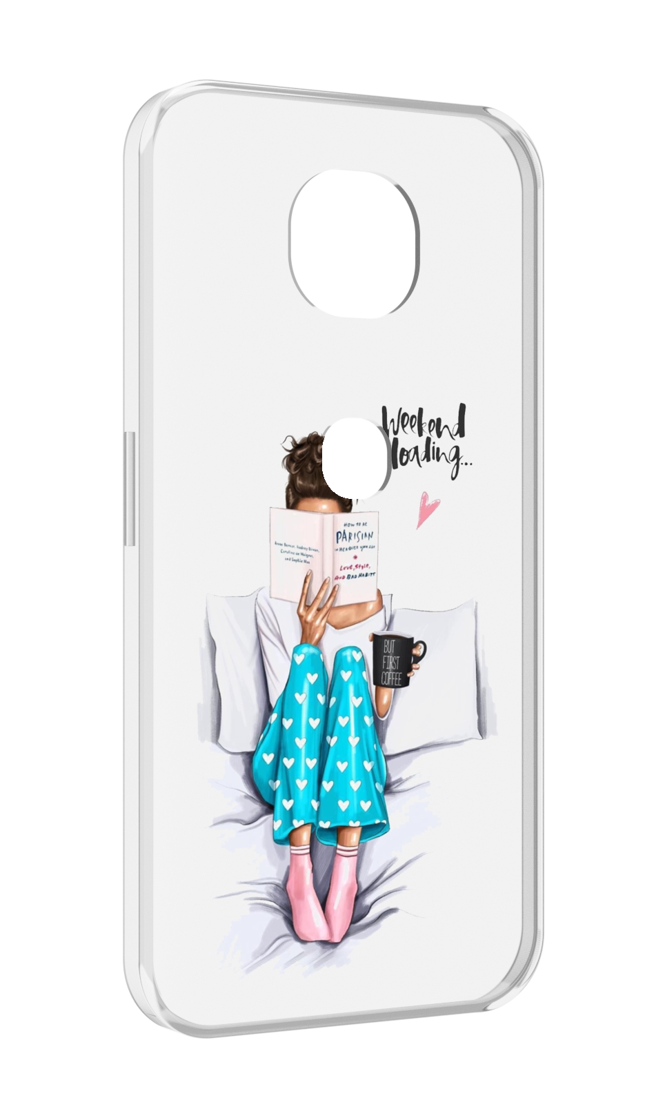 

Чехол MyPads Weekend-loading для Motorola Moto G5S (XT1799-2), Прозрачный, Tocco