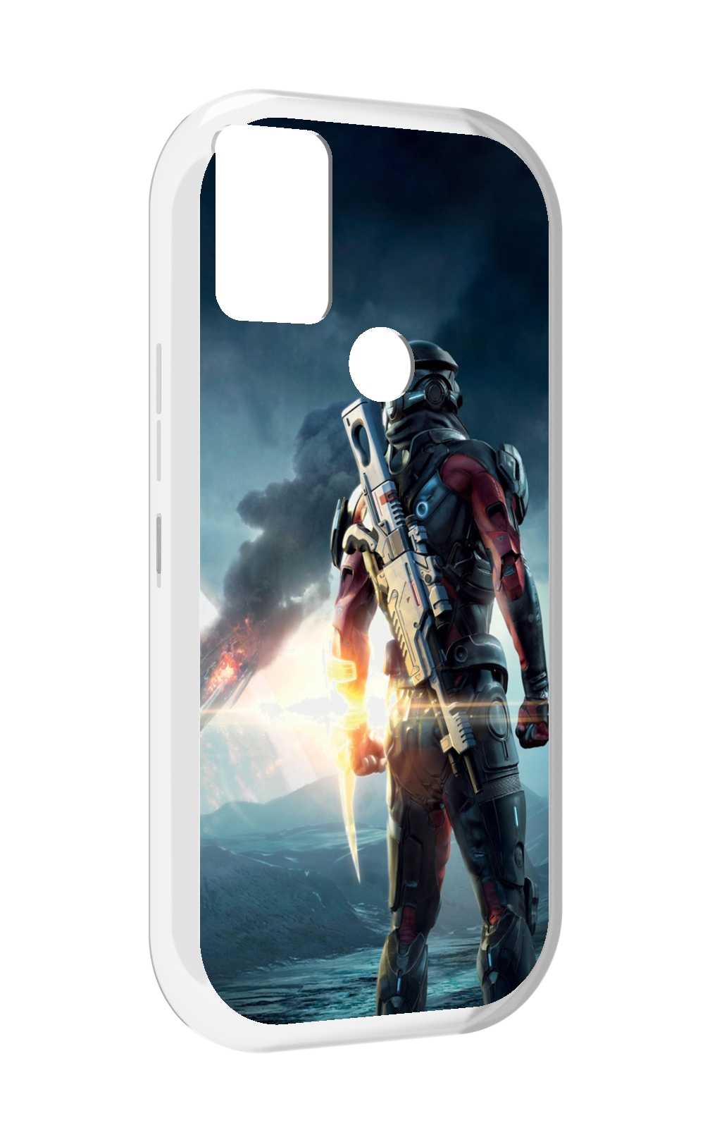 

Чехол MyPads Mass Effect Andromeda Ryder для UMIDIGI A9, Прозрачный, Tocco