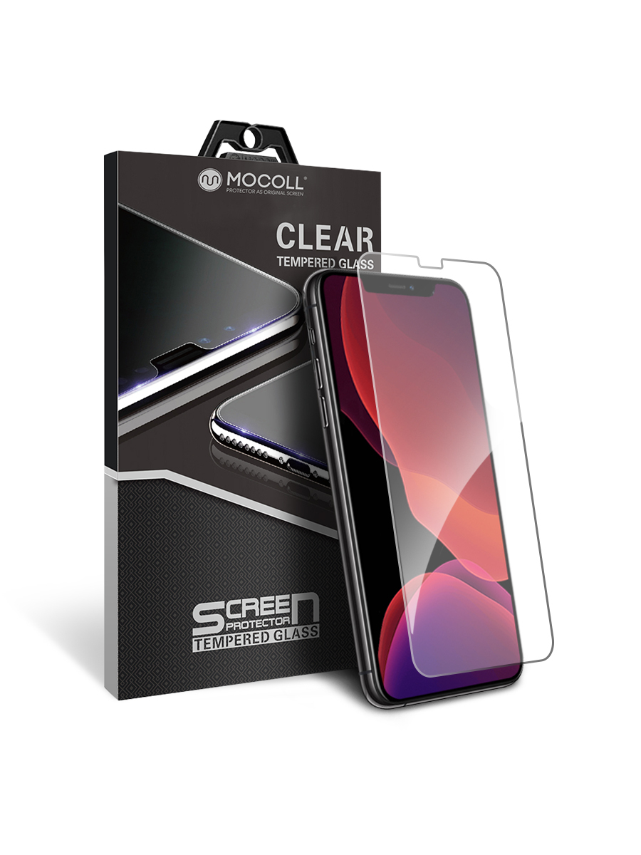 

Защитное стекло MOCOLL прозрачное для iPhone XR / 11 (Серия Black Diamond)