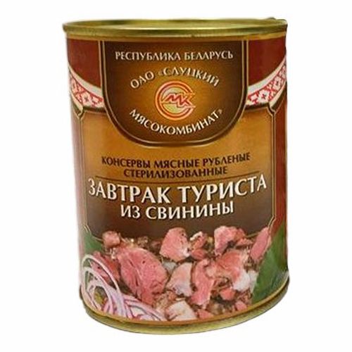 Свинина тушеная Слуцкий мясокомбинат Завтрак туриста 340 г