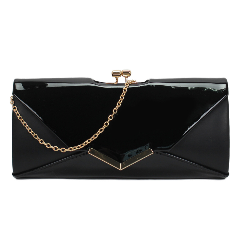 

Клатч Женский Flioraj Театральный Чёрный 3002 lacquer black, 3002 lacquer black