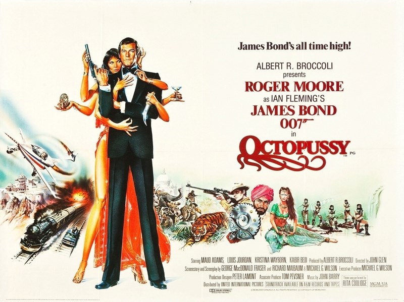 

Постер к фильму "Джеймс Бонд 13 - Осьминожка" (Octopussy) A4