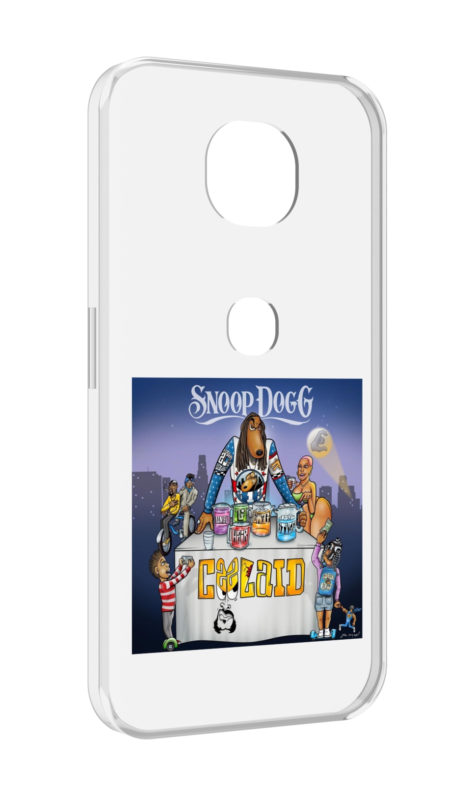 

Чехол MyPads Snoop Dogg COOLAID для Motorola Moto G5S (XT1799-2), Прозрачный, Tocco