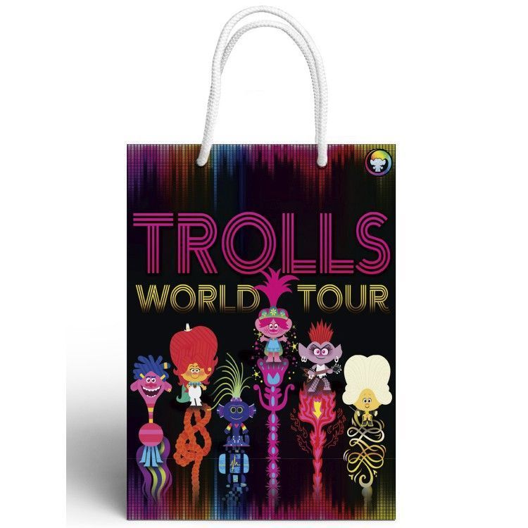 

Пакет подарочный ND Play большой-4 Trolls 287174 220х310х100 мм, Разноцветный