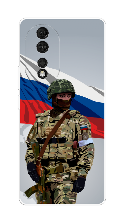 

Чехол Awog на Honor 80 "Солдат с флагом", Белый;синий;красный;зеленый, 6120350-1