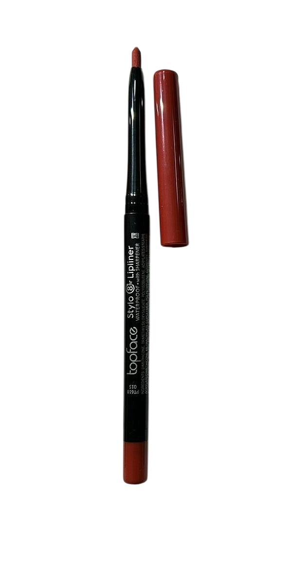 Карандаш автоматический водостойкий для губ TopFace Stylo Lipliner , тон 015