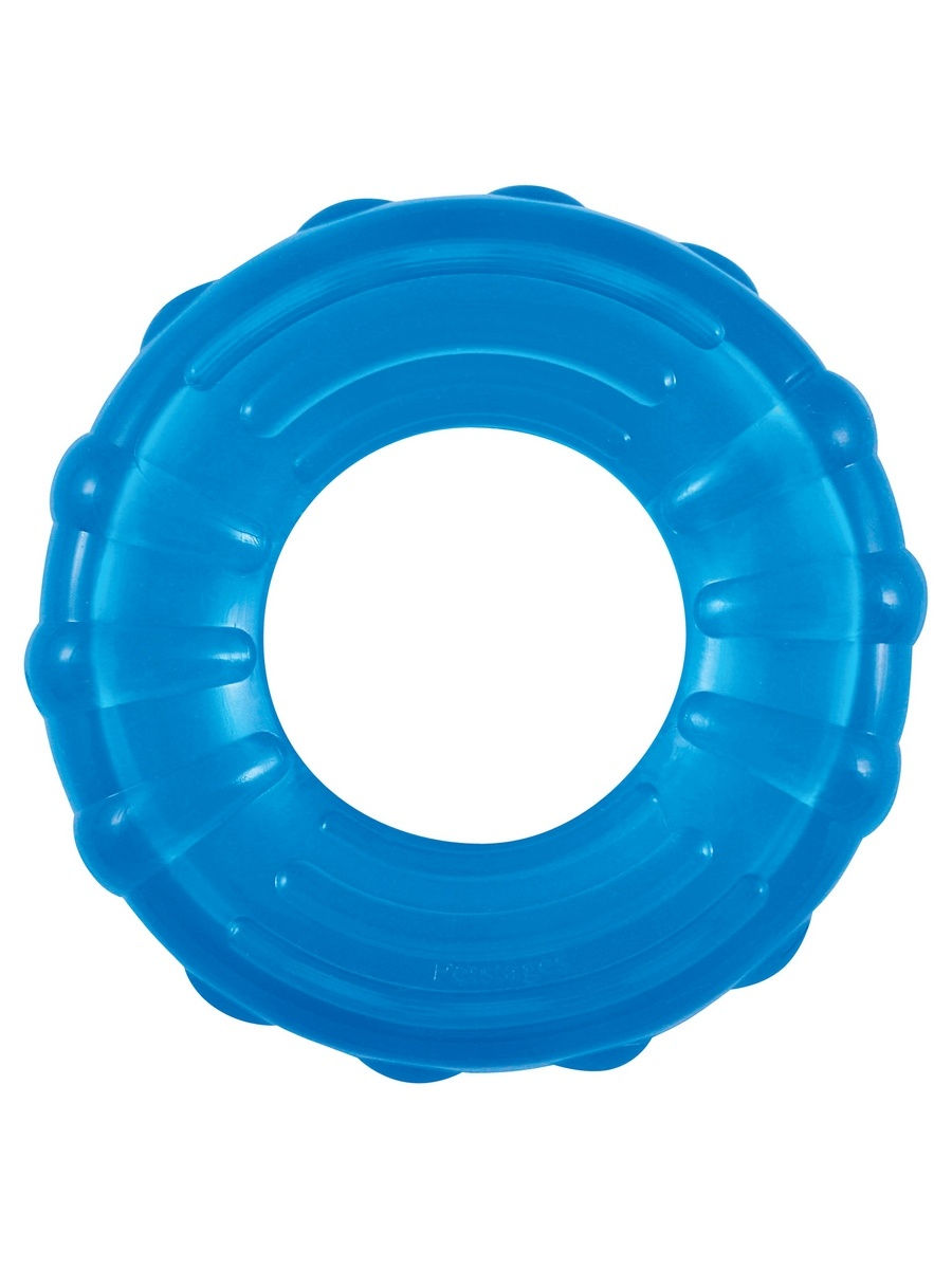 фото Жевательная игрушка для собак petstages орка кольцо, синяя, 15 см