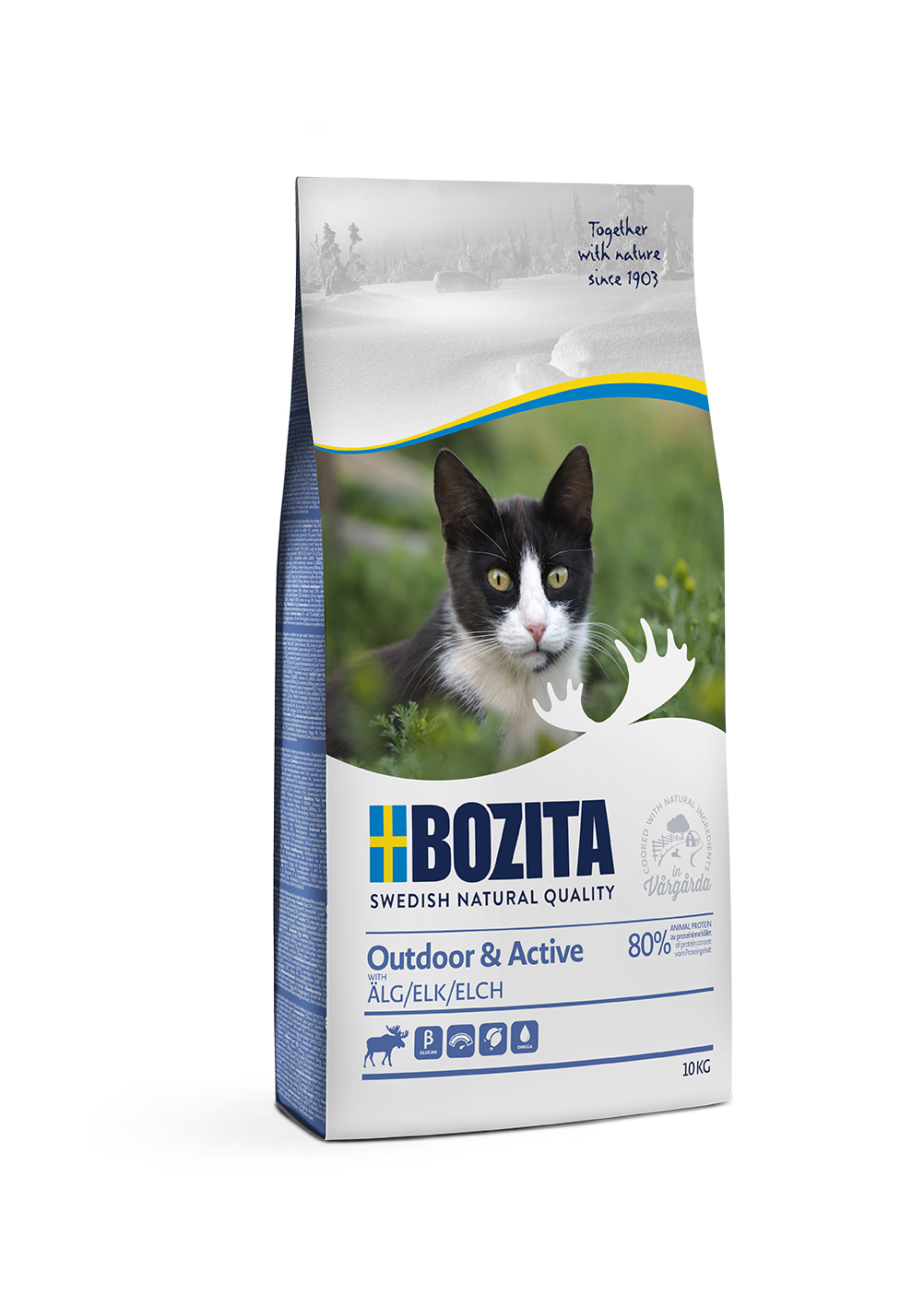 

Сухой корм для кошек BOZITA Feline Function Outdoor & Active, мясо лося, 10кг, Feline Function Outdoor & Active