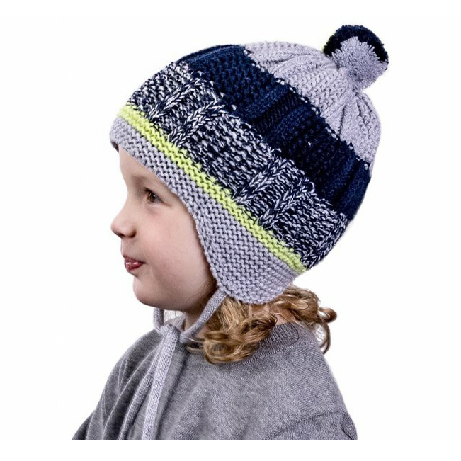 

Шапка для мальчика Marhatter серо-синяя р 48-50, 21663066